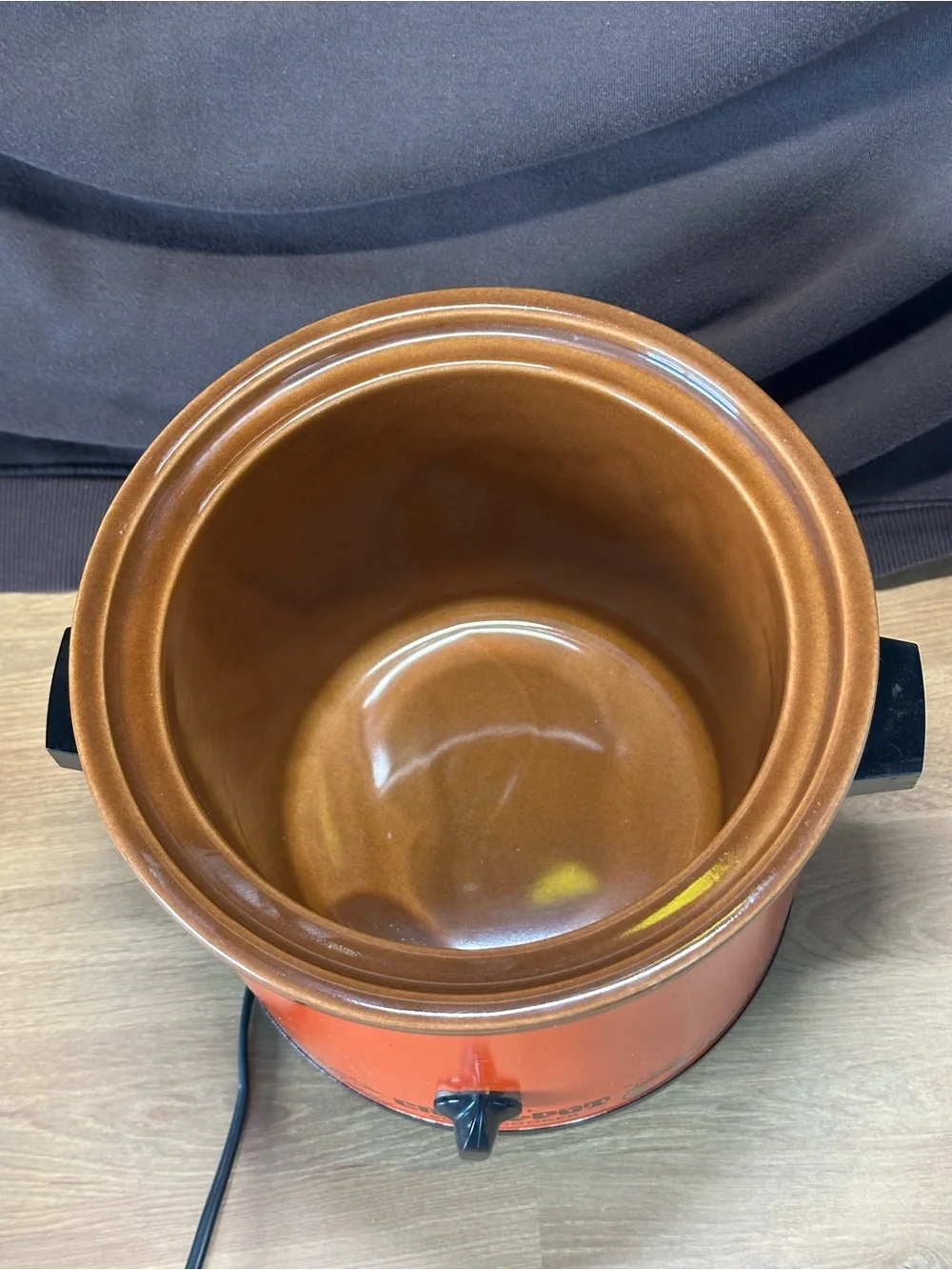 Vintage 1970s Rival Crock-Pot 3100/2 Orange 3.5 Qt Slow Cooker w/ Glass Lid